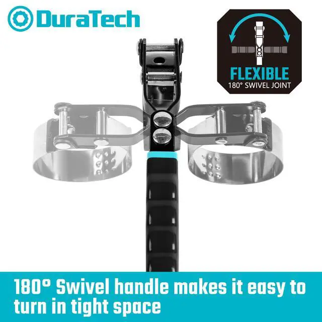 Alt view image 3 of 6 - Small Swivel Oil Filter Wrench, Oil Filter Removal Tool Fits Filters 2-3/4" to 3-1/4", Perfect for Car Repair Tools