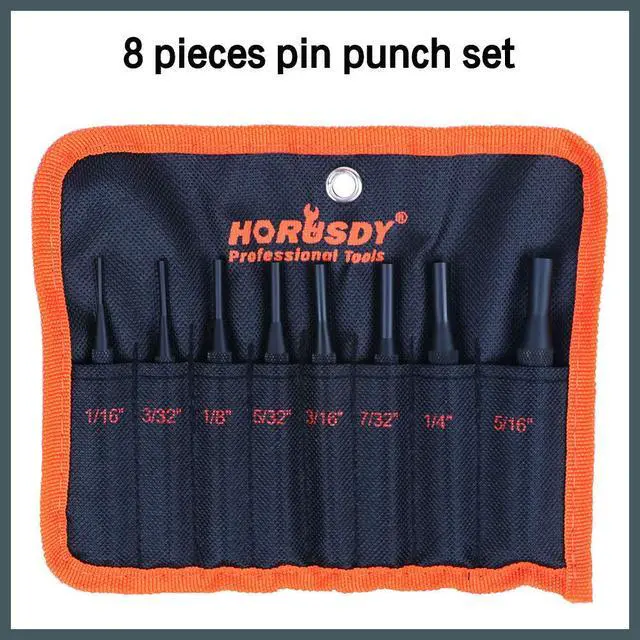 Alt view image 2 of 6 - 8 Pieces Pin Punch Set, Kit Removing Repair Tool with Holder for Automotive, Watch Repair,Jewelry and Craft