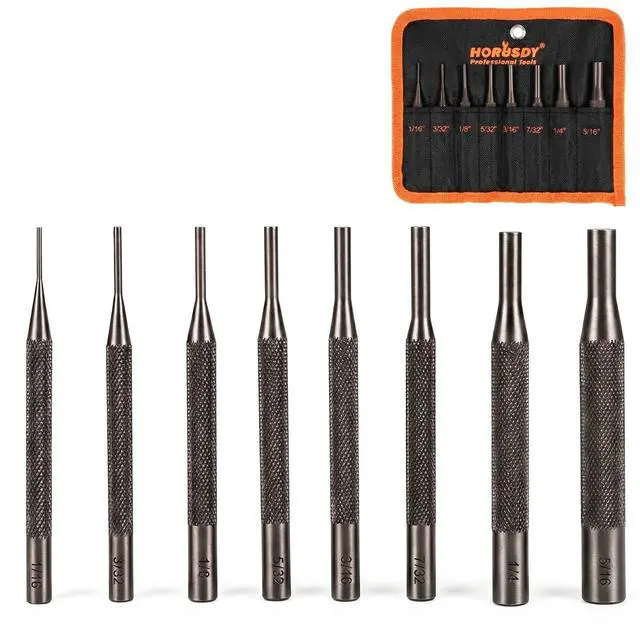 Main image of 8 Pieces Pin Punch Set, Kit Removing Repair Tool with Holder for Automotive, Watch Repair,Jewelry and Craft