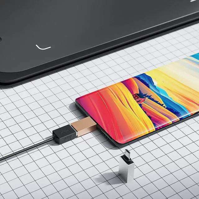 Alt view image 6 of 7 - UGEE Drawing Tablet Graphics, M708 V2 Upgrade PC&Computer&Android Device,10x6 Inch Ultra Thin Large Graphic for PC, Pad with 8 Hot Keys Upgrade 16384 Level Battery-Free Stylus for Unleash Creativity