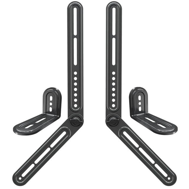 Main image of Soundbar Mount Fits Most Sound Bars Up to 15 lbs, Mounting Soundbar Above or Under TV, Sound Bar Mounting Brackets for TV, Sound Bar Mount with Detachable Extension Plates MD5422