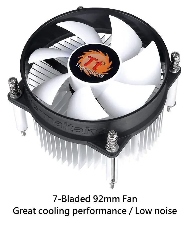 Alt view image 2 of 6 - Gravity i2 95W Intel LGA 1200/1156/1155/1150/1151 92mm CPU Cooler CLP0556-D, Compatible with Desktop