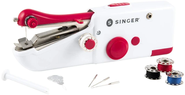 Alt view image 2 of 7 - Stitch Sew Quick Portable Handheld Cordless Mending Machine | Cordless handheld mending machine for fast repairs on curtains, bedding and clothes; single-thread, includes bobbins/needles