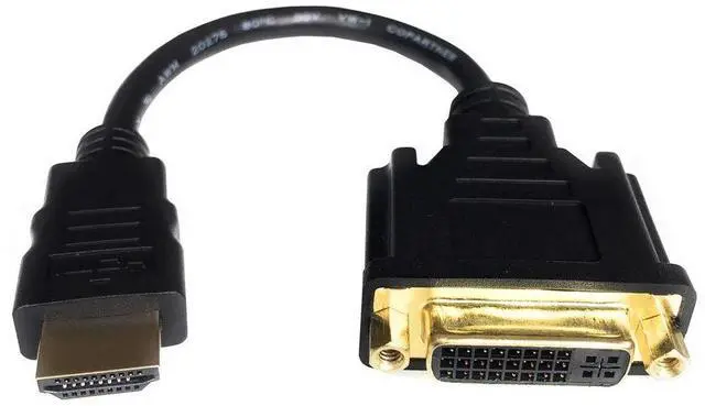Main image of HDMI to DVI Cable, Bi-Directional Adapter, 4K DVI to HDMI Converter (1 Pack)