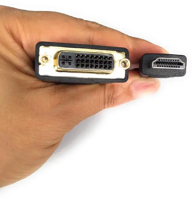 Alt view image 4 of 5 - HDMI to DVI Cable, Bi-Directional Adapter, 4K DVI to HDMI Converter (1 Pack)