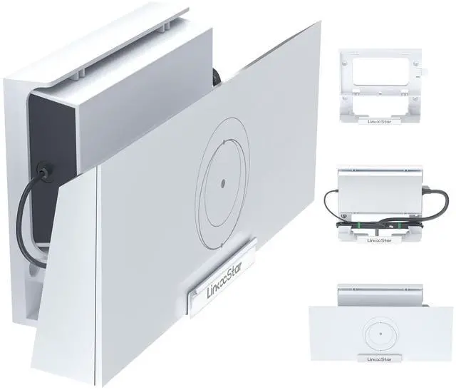 Main image of for Starlink Gen 3 Router Mount, 2 in 1 for Starlink V3 Mesh Router Wall Mount and for Star Link V3 Power Supply Mounting Kit Accessories, Space Saving for Star Link Gen3 Standard Bracket Holder