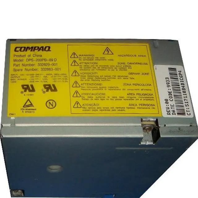 Alt view image 2 of 2 - COMPAQ 332829-001 POWER SUPPLY 145W ATX