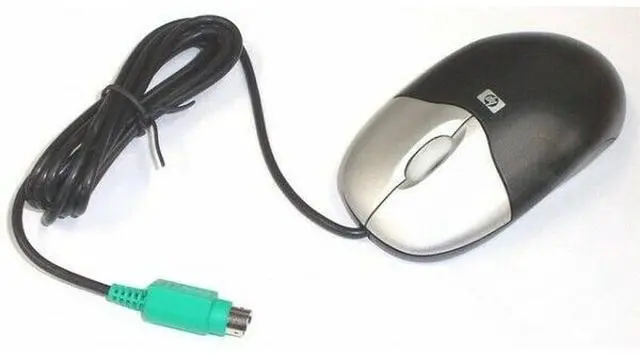 Main image of HP PS/2 OPTICAL SCROLL WHEEL MOUSE (JACK BLACK COLOR)
