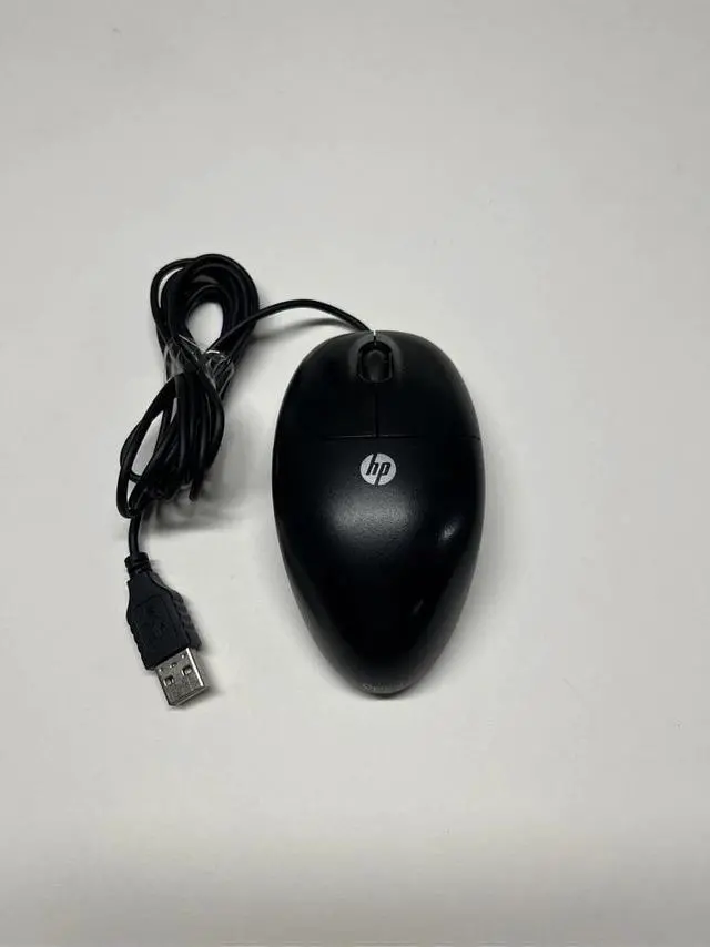 Main image of HP USB Wired 2 Button Optical Scroll Mouse Black
