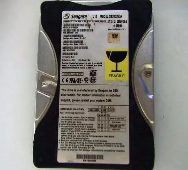Main image of HP 3.5TH 15.3GB UDMA66 HDD