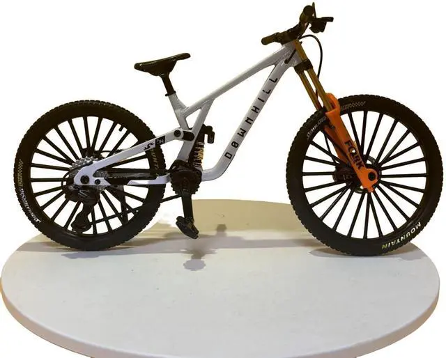 Main image of Générique 1:6 Scale Diecast Alloy Mini BMX Mountain, Finger Bike, Model Toy, Table Decoration, Crafts Suitable for Bike Lovers, Kids (White-37)