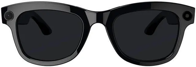 Main image of AI smart glasses with an 8MP camera, real-time translation, object recognition, built-in voice assistant, and WiFi transmission. Suitable for meetings, travel, lectures, recording, and other scenarios