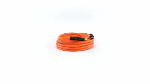 Alt view image 4 of 6 - Hyper Tough 3/8\" x 50\" PVC Air Hose With 1/4 Inch NPT Hose Threads - Most Lightest & Dependable Hose