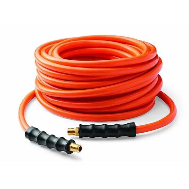 Alt view image 5 of 6 - Hyper Tough 3/8\" x 50\" PVC Air Hose With 1/4 Inch NPT Hose Threads - Most Lightest & Dependable Hose