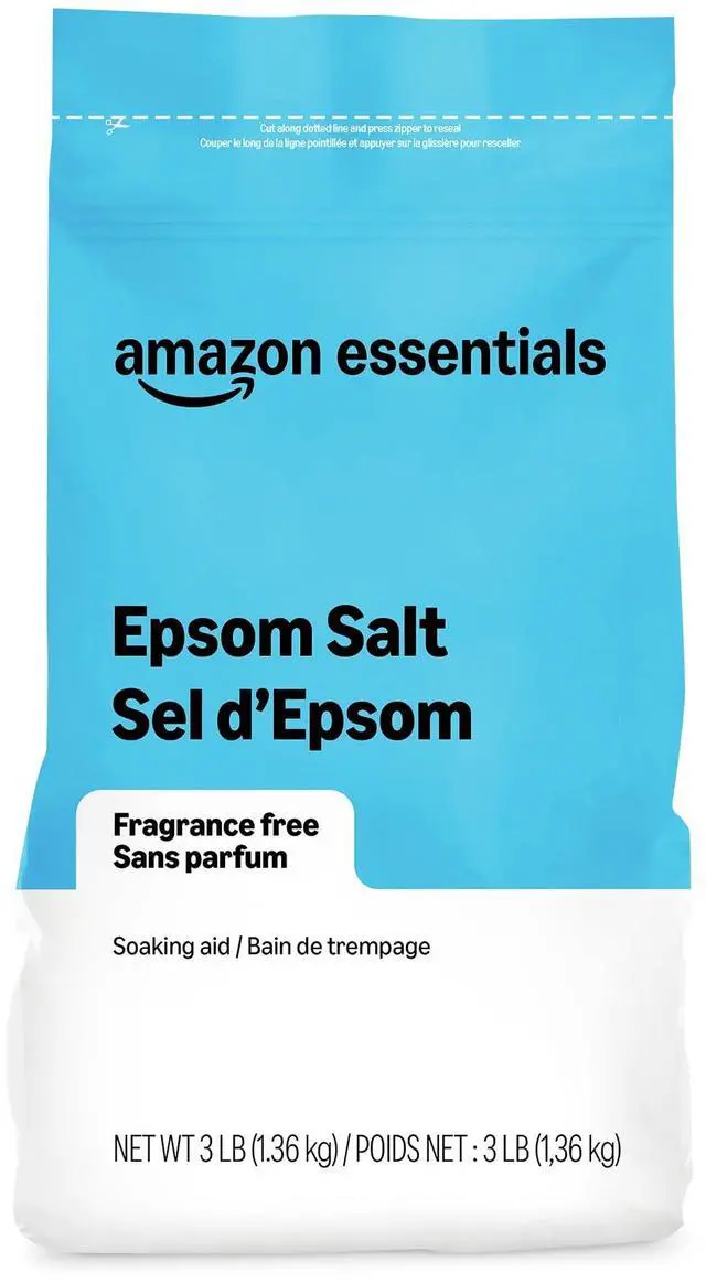 Main image of Essentials Epsom Salt Soak, Magnesium Sulfate USP, 3lb, 1-Pack