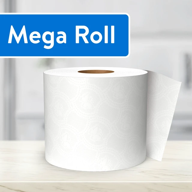 Alt view image 3 of 6 - Great Value Soft & Strong Premium Toilet Paper, 6 Mega Rolls, 380 Sheets per Roll