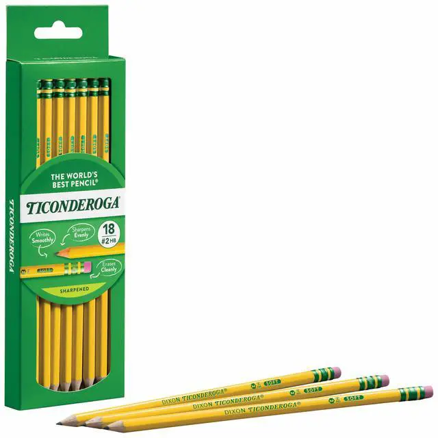 Alt view image 6 of 6 - Ticonderoga Wood-Cased Pencils, Pre-Sharpened