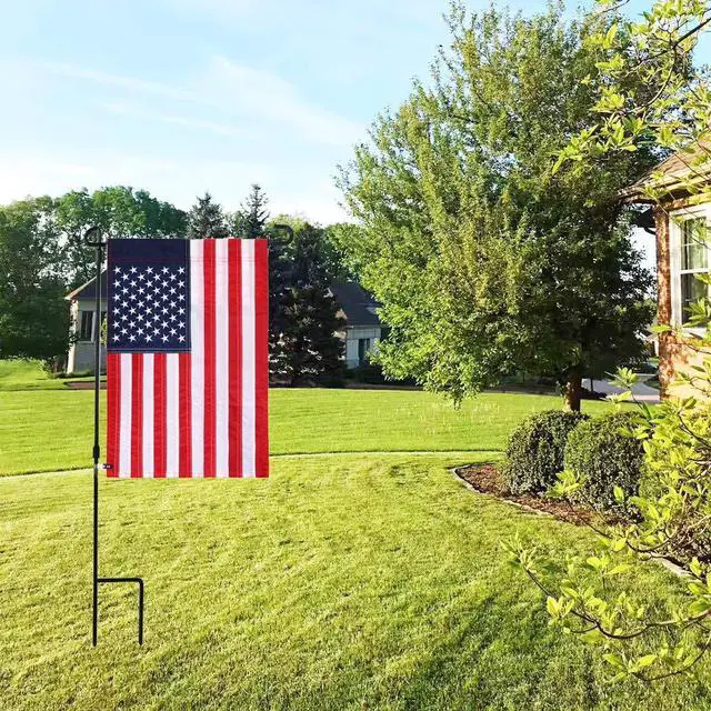 Alt view image 4 of 4 - 10 Pack Rubber Stoppers and Adjustable Anti-Wind Clips for Garden Flag Poles
