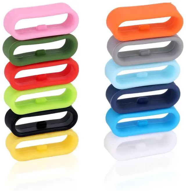Main image of Tinoaly 12pcs Silicone Strap Rings for Magic Band+ and 2.0