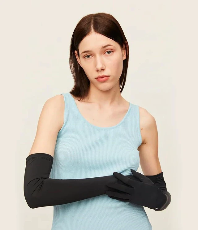 Alt view image 5 of 7 - Summer UV Sun Protection Gloves, Long Arm Driving Gloves for Women