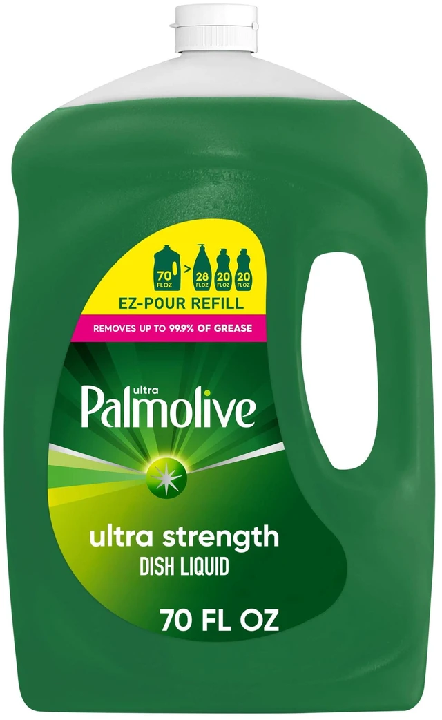 Main image of Palmolive Ultra Strength Liquid Dish Soap, Grease Cutting, 70 fl oz EZ-Pour Refill Bottle