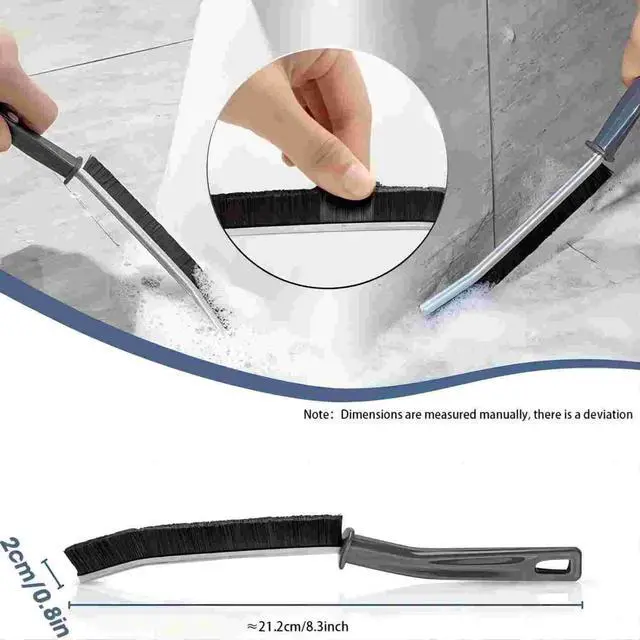 Alt view image 6 of 6 - Crevice Cleaning Brushes Tool Kit - Small, Disposable Toilet, Deep Cleaning, Shower Nozzle Anti-Clogging Pore Gap for Stove Corner, Hard to Reach Cleaning Tools