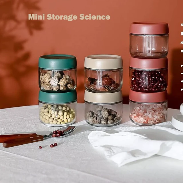 Alt view image 5 of 6 - 3-Pack 10oz Glass Jars with Screw Lids, Overnight Oats Containers, Meal Prep, Spice Jars, Wide Mouth Storage