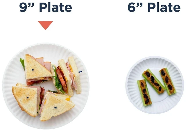 Alt view image 3 of 6 - Great Value Coated Disposable Paper Plates 9in 100 Count