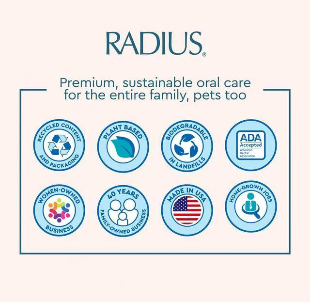 Alt view image 7 of 7 - RADIUS Toothbrush Travel Case for Standard Brush, BPA-Free Recycled Plastic, Portable, Light Blue, 8.25H x 1.38W x 1.75L in