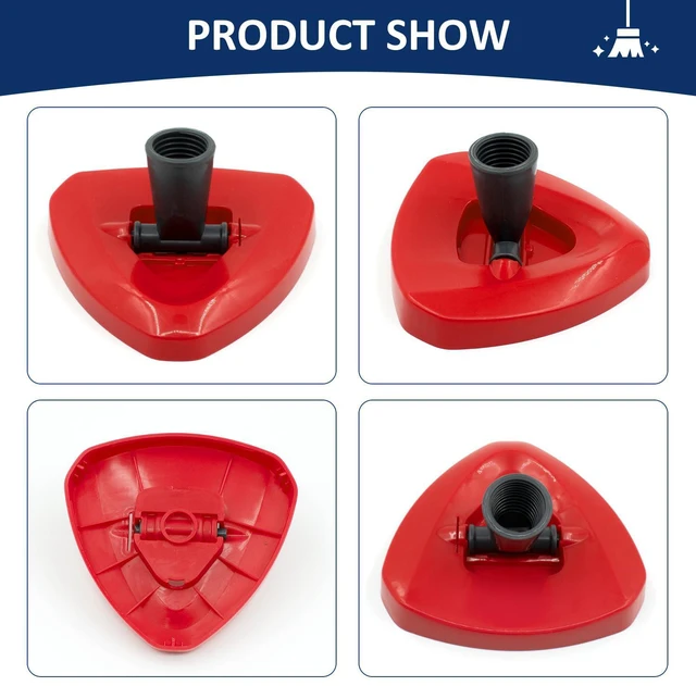 Alt view image 6 of 6 - Spin Mop Replacement Head Base for Ocedar RinseClean 2 Tank System Only - Rotating Base