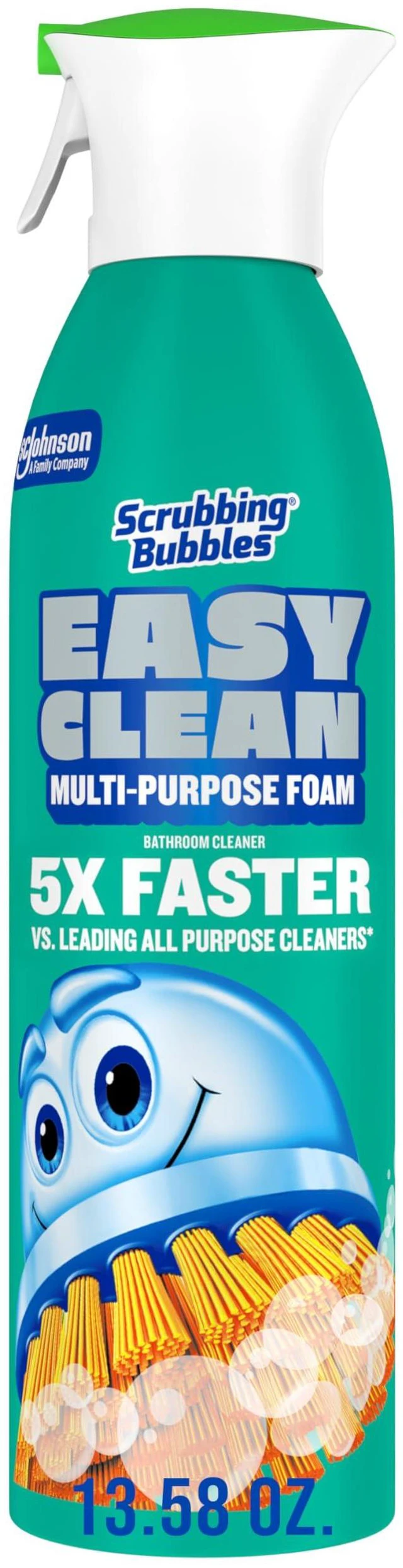 Main image of Scrubbing Bubbles Easy Clean Foaming Multipurpose Bathroom Cleaner Continuous Spray Bottle Fast Acting Foam 13.58oz