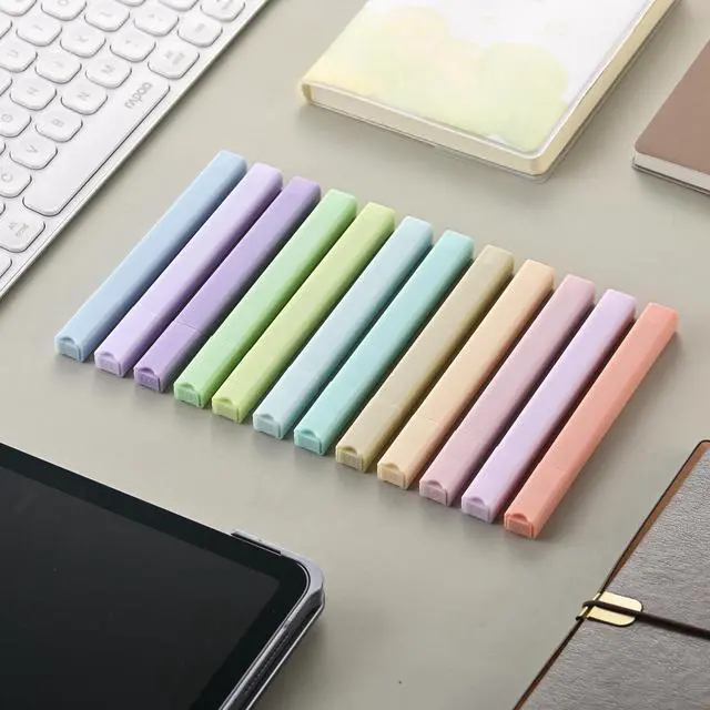 Alt view image 5 of 7 - Konket Aesthetic Bible Highlighters No Bleed, Pastel, 12pcs Chisel Tip
