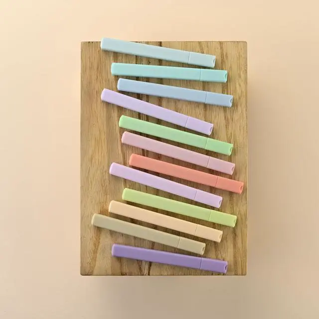Alt view image 2 of 7 - Konket Aesthetic Bible Highlighters No Bleed, Pastel, 12pcs Chisel Tip