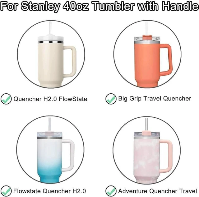 Alt view image 5 of 6 - 1Pcs Replacement 40oz Tumbler Lid Compatible with Stanley Cup, Dustproof, Spill Proof, Splash Resistant, Fit for Stanley Tumbler and More Coffee Mugs, Black