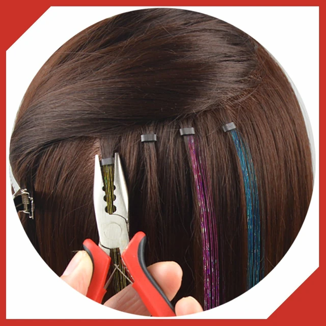 Alt view image 3 of 6 - 3 Holes Hair Extensions Pliers Mini Opener Removal Tool for Micro Nano Ring