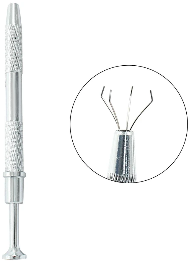 Alt view image 5 of 5 - Hordion 4-Claw Pick up Tool, Stainless Steel, Silver