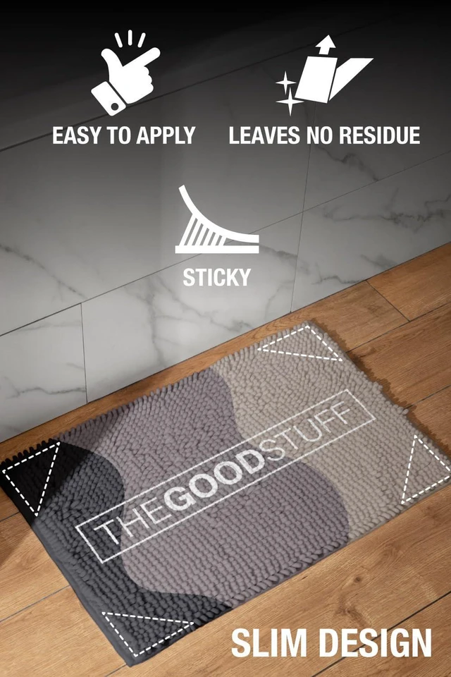 Alt view image 4 of 6 - Anti Slip Rug Corner Grippers for Hardwood Floors, Laminate Flooring and Carpet - 4 Pack