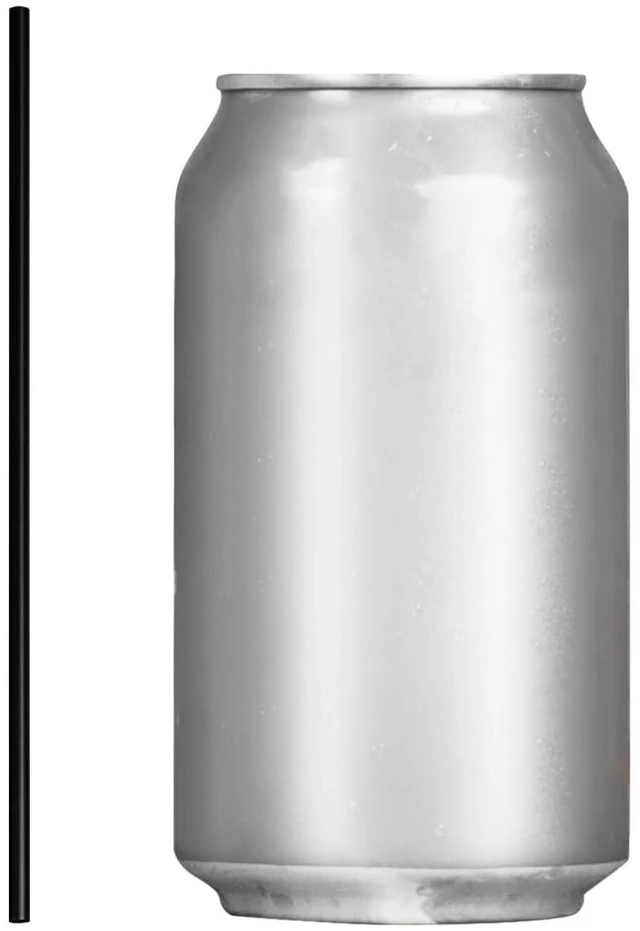 Alt view image 5 of 5 - 5 Inch Slim Plastic Coffee Stirrers and Cocktail Straws, Black, 1000 Count