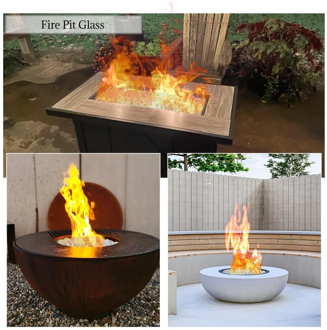 Alt view image 4 of 7 - 5lb Clear Glass Beads, Pebbles, and Flat Glass Marbles for Vase Filler, Flower, Candle, Crafts, Centerpieces, and Wedding Decoration
