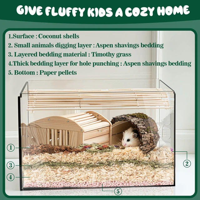 Alt view image 6 of 7 - Sukh Aspen Shavings Hamster Small Animal Pet Bedding