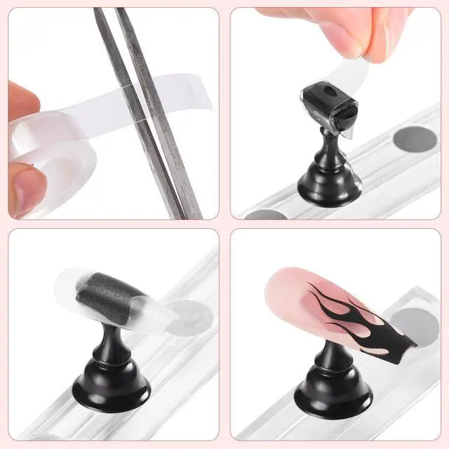 Alt view image 4 of 7 - Magnetic Nail Stand and Holder for Painting and Press-On Nails