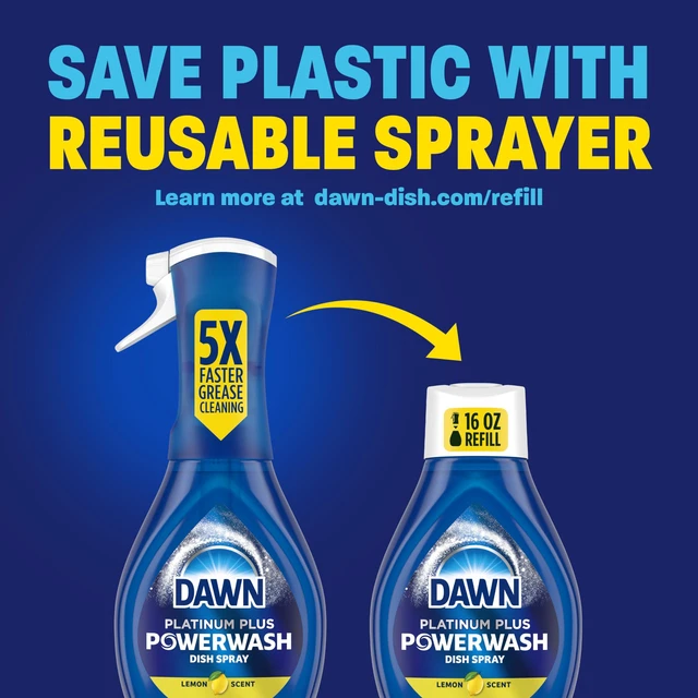 Alt view image 7 of 7 - Dawn Powerwash Lemon Dish Spray Starter Kit, 16 Fl Oz