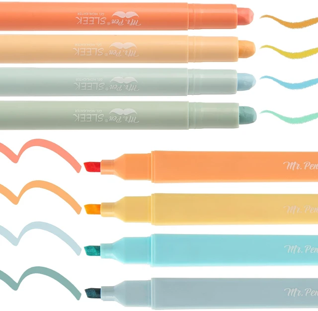 Alt view image 6 of 7 - Mr. Pen Aesthetic Highlighters and Gel Highlighters, 8-Pack