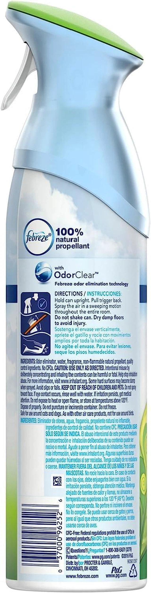 Alt view image 6 of 6 - Febreze AIR Effects Air Freshener, Gain Original Scent, 8.8oz, 1Count, Blue