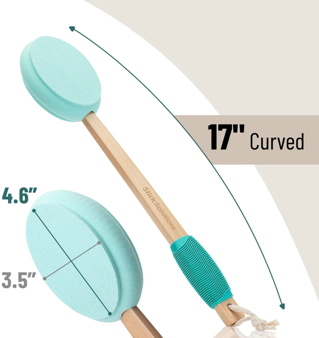 Alt view image 5 of 6 - Slick 17-Inch Long Handle Back Lotion Applicator