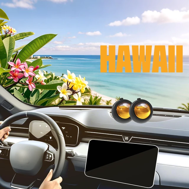Alt view image 5 of 7 - Car Air Freshener Vent Clips, Hawaiian, 6 Pack, Long Lasting Up to 180 Days
