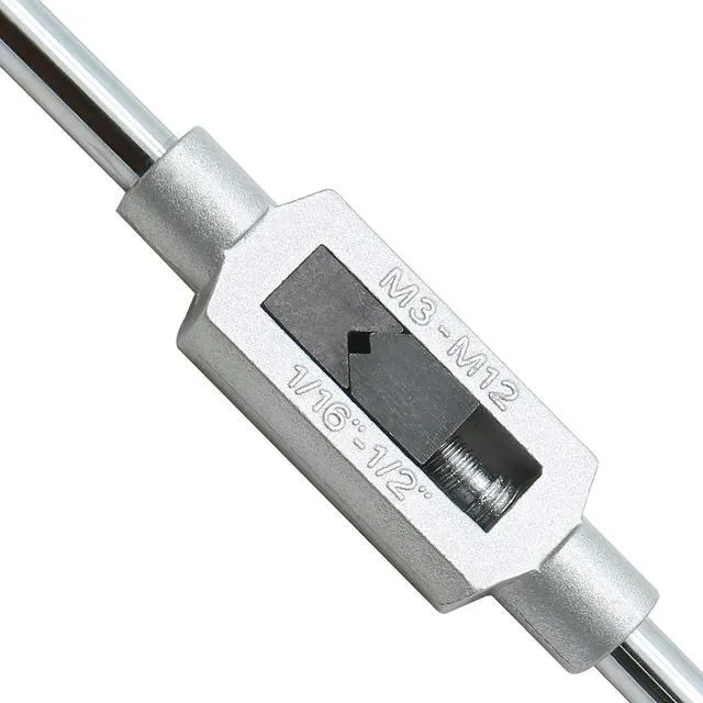 Alt view image 7 of 7 - Piutouyar M3-M12 Adjustable Tap Wrench Handle, 1/16"-1/2"