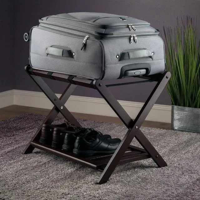 Alt view image 4 of 6 - Winsome Remy Luggage Rack Cappuccino