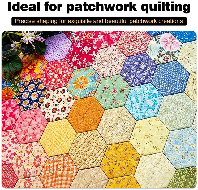 Alt view image 3 of 6 - 300Count 1Inch Quilting Templates and Stencils, Sewing Pattern Paper