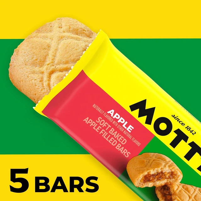 Alt view image 5 of 6 - Mott's Soft Baked Apple Filled Bars, 5 Ct, 6.55 Oz